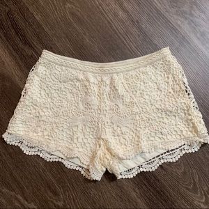 Mossimo Crochet Lace Shorts